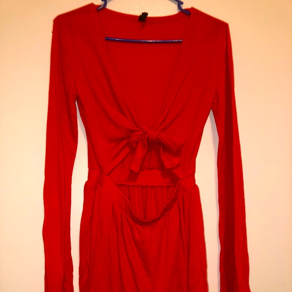 Out From Under for Urban Outfitters orange romper